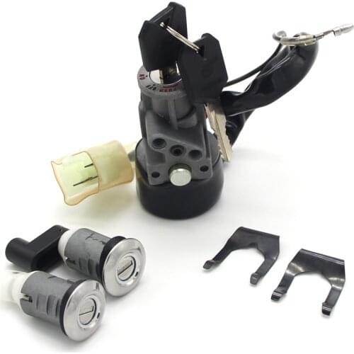 Motorcycle Ignition Switch Fuel Gas Tank Cap Seat Lock Key Set Kit For Honda CH125 Spacy 1984-1996 35010-KV8-680 CH 125 84-96