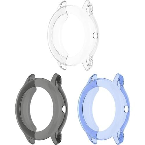 TPU Half-Cover Hollow Watch Protective Cover Case Smart Watch Screen Protection Frame Shell for Xiaomi Imilab kw66/YAMAY SW022