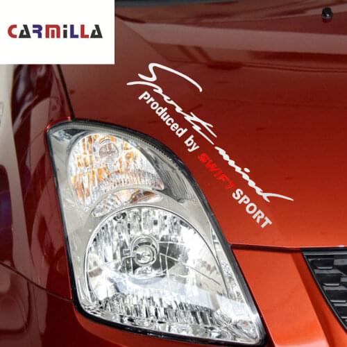 Sports Mind Car Stickers Lamp Eyebrow Sticker Fit for Suzuki Swift 2006 2007 2008 2009 - 2012 2013 2014 2015 2016 2017 2018 2019