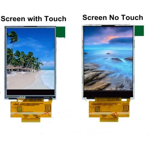 2.4 inch 18P SPI TFT LCD Screen (Touch/No Touch) ILI9341 ST7789V Drive IC 240(RGB)*320 Wide Viewing Angle 4IO