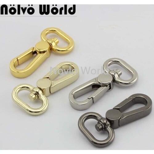 10-50pcs 2 size 50X19mm 60X21mm high thick dog collar snap hook, swivel snap clasps clips for bag purse strap carabiners