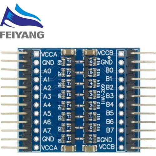 20pcs 8 Channel 5V/3.3V IIC UART SPI TTL Logic Level Converter for Raspberry Pi 8 channel level conversion module