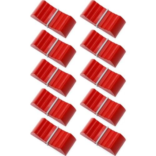 10pcs/set 4MM Mixer Fader Knob Caps Replacement Push Button Cover Repair Parts for mixer fader with 4mm inner diameter