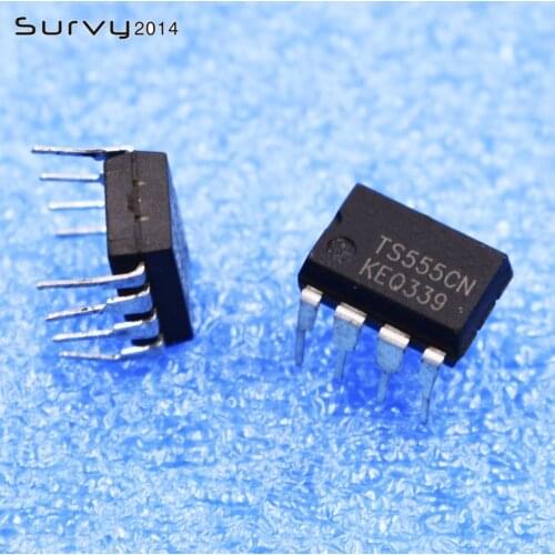 10pcs/lot TS555CN TS555 TS555IN DIP8 555 IC