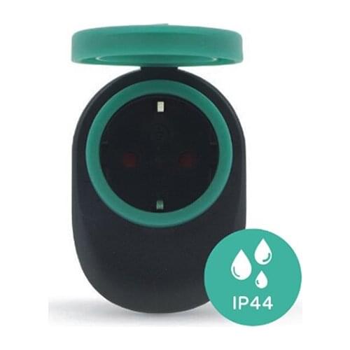 250v 16a 16amp 16 Amp ip44 Waterproof Alexa Smart Home Wifi EU German Socket Plug