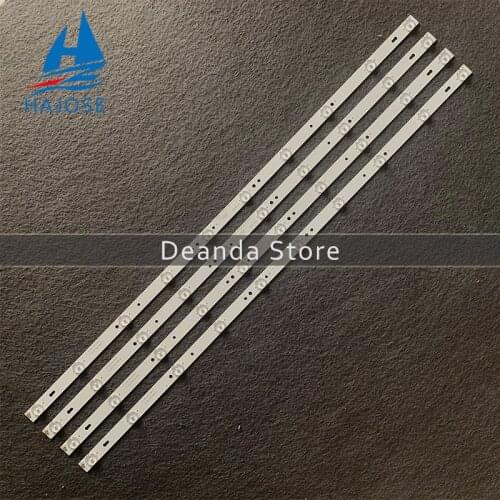 790mm 4Pieces LED Backlight strip 10lamp For L40F3302B 0D40D10-ZC14F-02 0D40D10-ZC14F-03 035-400-3528-D 303TT400035