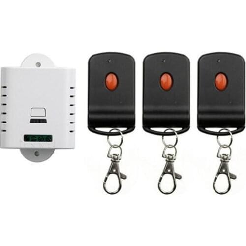 85V 110V 120V 220V 250V 1CH RF Wireless Remote Control Switch System 3 transmitter & 1 receiver relay Receiver Smart Home Switch