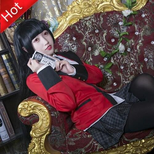 Anime Kakegurui-Compulsive Gambler Surrounding Jabami Yumeko Prom Party Cosplay Prop Accessories Girls School Uniform Gift
