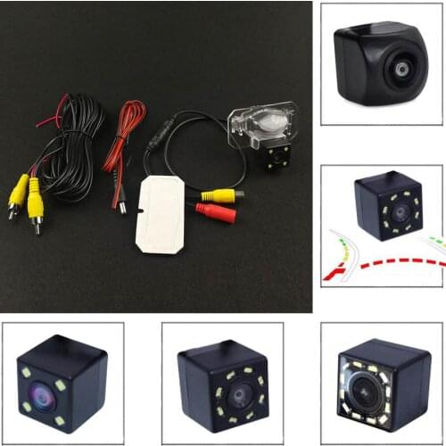 Car CCD 8 12 LED Dynamic Fisheye 1080P Night Vision Rear View Camera For Honda CR-V CRV Fit Crosstour 2012 - 2015 Odyssey