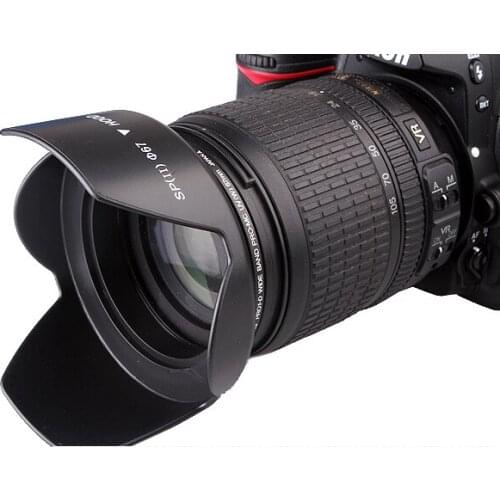 58mm Screw-In Flower Lens Hood For Canon EOS 1300D 1200D 800D 760D 750D 700D 650D 600D 100D 80D 70D 77D 60D and 18-55mm lens