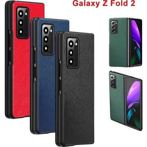 Phone Case For Samsung Galaxy Z Fold 2 Fold2 Flip Case Cover leather Protection Case For Samsung Galaxy Z Fold 2 5G SM-F916