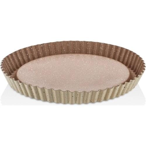 Cream Granite Tart Mold