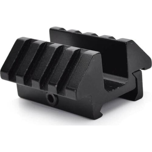 Tactical Laser Flashlight Mount 45 Degree Offset CNC Double Side Picatinny W Rail 4 Slot Rifle Accessories Airsoft M416 AR