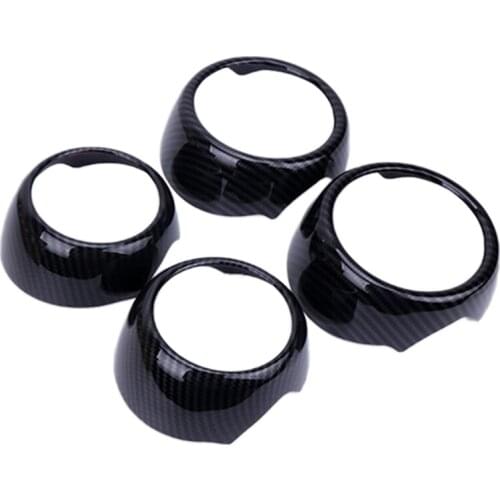 Car Door Handle Knob Cover Carbon Fiber Case Shell Housing for Mini Cooper One S JCW F55 F56 F57 Hatchback Car Accessories