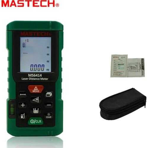 MASTECH MS6414 40M Laser Distance Meter Electronic Ruler Laser Ruler Laser Line Distance Measuring Instrument