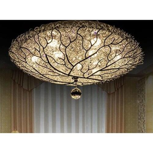 Restaurant study bedroom Chandeliers lamps romantic nest for children round crystal ornaments Modern LED Chandeliers Lights mini