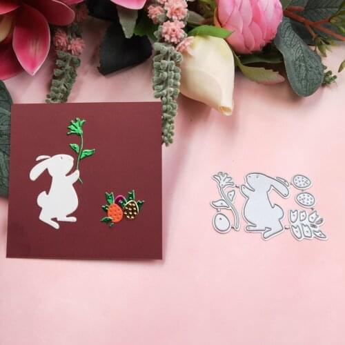 Easter bunny metal cutting dies 2019 new DIY scrapbook stamp book greeting card decoration crafts embossed mould