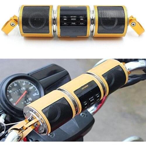 Motorcycle multi-function dual horn display Bluetooth V2.1EDR Audio Water-resistant Motorbike Stereo audio MP3 music player