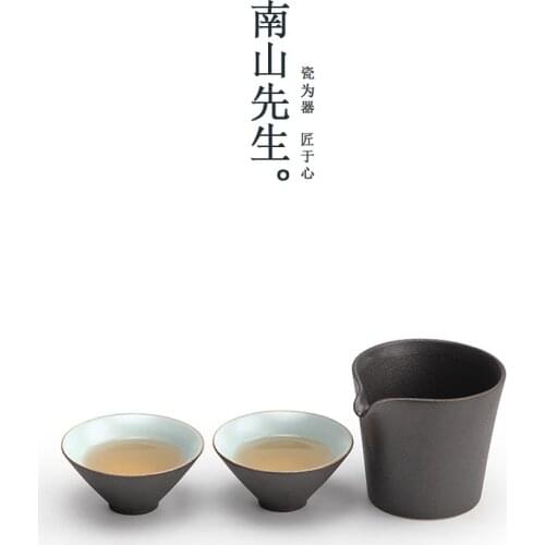 Black Tea Set Display Decorations Aesthetic Porcelain Tea Set With Warmer Kung Fu Gift Box Tetera Porcelana Teaware Sets BG50TS