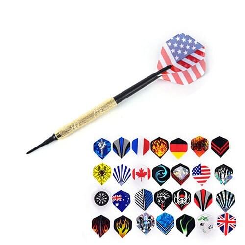 Soft Tips Pipe Dart Flights Set Dart Shafts Rings Dart Accessories Thread Replacement Gadgets For Darts Gaming