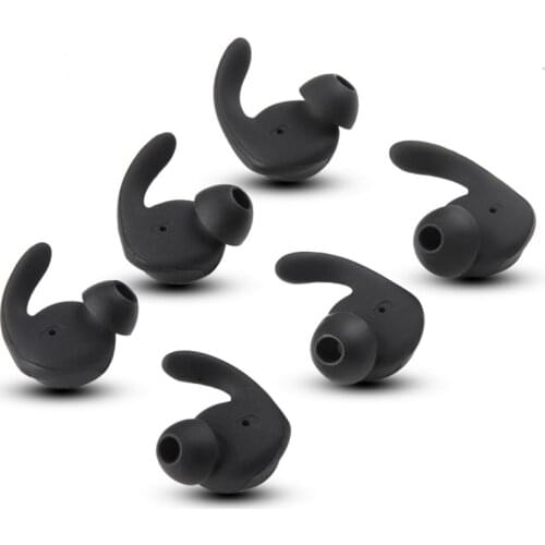 6Pcs Earbuds Cover In-Ear Tips Soft Silicone Skin Earpiece Ear Hook Buds for Hua-wei xSport/Honor AM61 Headset