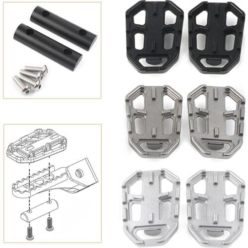 2pcs FootPeg Pedal Foot Rest For BMW R1200GS 2013-19/ R9T scrambler 16-17 R NINET URBAN GS 2017 S1000 XR 15-17/ G310GS 2017-2019