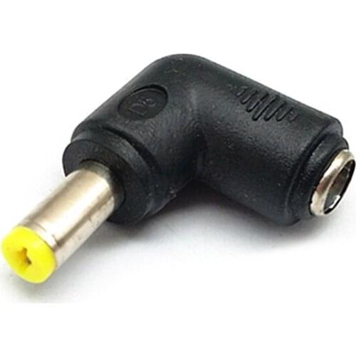 DC5.5x2.1mm Female to 5.5x2.5/5.5x1.7/4.8x1.7mm Right Angle Male Power Converter Power Supply Accessories