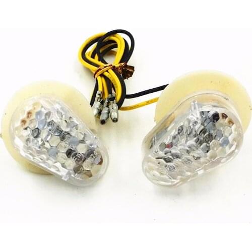 Clear Faring Flush Mount LED Turn Signal For YAMAHA YZF R1 R6S R6 S FZ6 FZ1 FZ