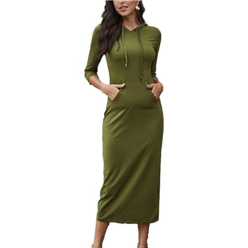 TMWEVN Womens Hoodies Dresses