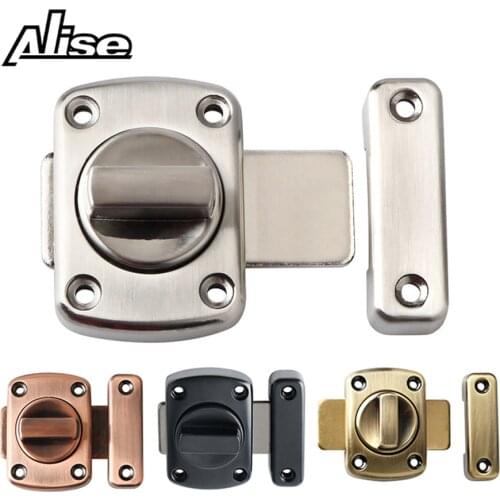 Universal Door Security Chain Guard Fastener Door Latch Locks for Home Safety Windows WC Bathroom Door Lock Cabinet Latch