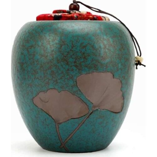 Memorial Urn, Cremation Urns Pottery Tea Tank Ceramic Tank Ornament Tank