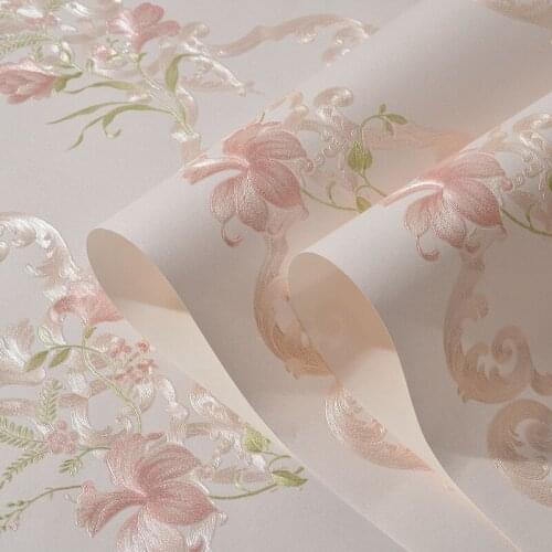 Wellyu 3d fine pressure three - dimensional wallpaper wall paper warm pastoral bedroom living room TV background wallpaper