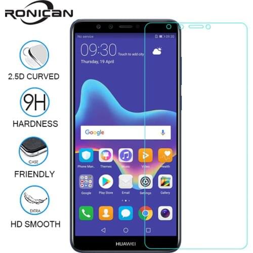 Tempered Glass For Huawei Y9 2018 Screen Protector Glass For Huawei P8 P9 P20 Lite 2017 honor 9 Lite 7A 6C Pro Protective Film