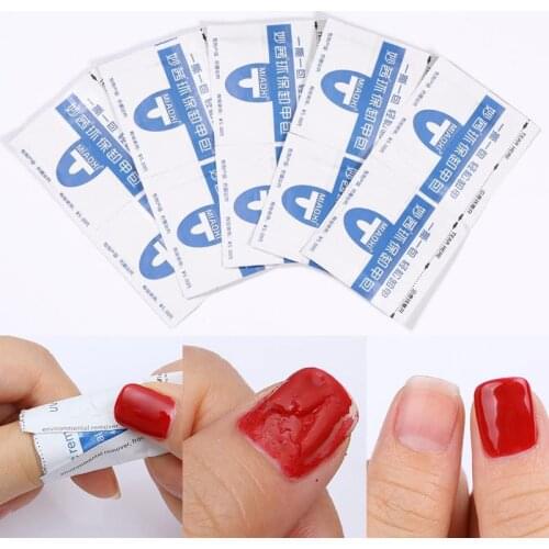 10/50/100 Pcs Nail Gel Polish Remover Lint-Free Wipes Napkins For Remover Pads Paper Nail Cutton Pads for Nail Polish Remove