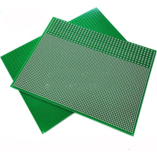 10pc 2.54/4.06/5.08 pitch Green mask Test pcb Board 15*20CM pcb Single side HASL 1.6 thick universal circuit board