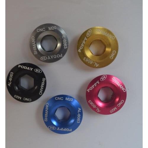 2PCS 18MM/20MM For SHIMANO PROWHEEL Cranket Aluminum Alloy Multicolor MTB Mountain Bike Crankset Crank Cover Screw BB axis Screw