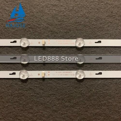 3pieces/lot for 43L1600C 2600C 43L26CMC L43E9600 JL.D43081330-140FS-M E469119 8lamps 755mm