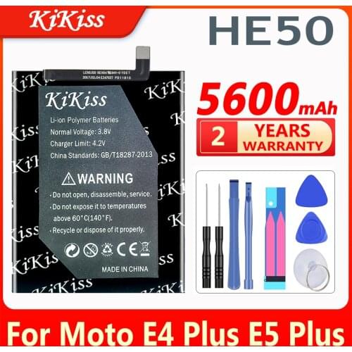 5600mAh HE50 Battery for Motorola Moto E4 Plus Mobile Batteries Replacement XT1773 XT1775 XT1771 XT1774 E5 Plus