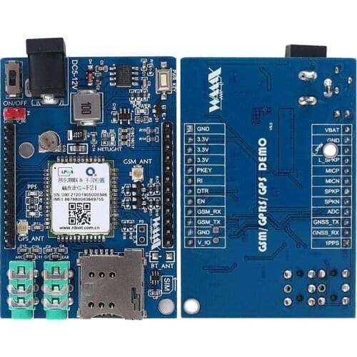 Wireless Module F21 GSM GPRS GPS 3 In 1 Module Shield DC 5-9V for Arduino STM32 51MCU Support Voice Short diy electronics