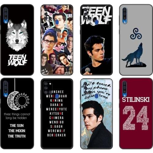 Black tpu Case For Samsung Galaxy A50 50S A30S A10 A01 A11 A21S A31 A41 A51 A71 M21 M30S S10 LITE Cover Teen Wolf Derek Hale
