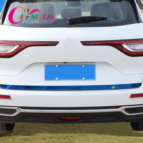 Color My Life Stainless Steel Rear Trunk Tailgate Door Tail Bottom Molding Cover Trim for Renault Koleos MK II 2016 - 2020 Parts
