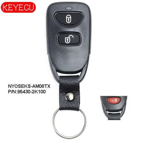 Keyecu Remote Key Keyless Entry 2+1 Button Fob Transmitter for 2010-2013 Kia Soul 95430-2K100