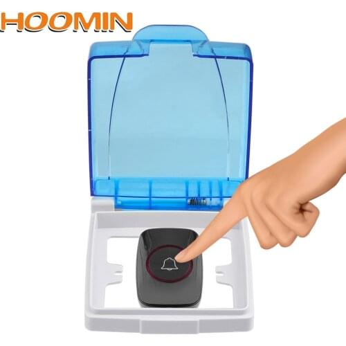 HOOMIN Doorbell Socket Waterproof Device Anti-splash box Waterproof Cover Household Accessories Switch Button Protection Device