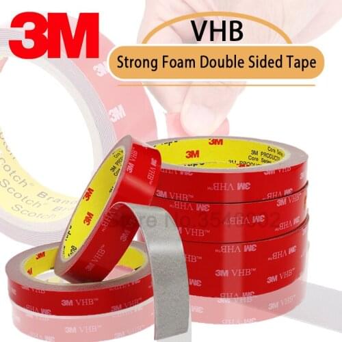 3M Double Sided Tape For Car VHB Super Strong Sticky Adhesive Tape Anti-Temperature Waterproof Home Office Decor Thickness 0.8mm