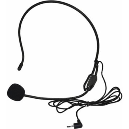 Etmakit Portable 3.5MM Wired Microphone Headset Studio Conference Guide Speech Speaker Stand Headphone For Voice Amplifier NK-Sh