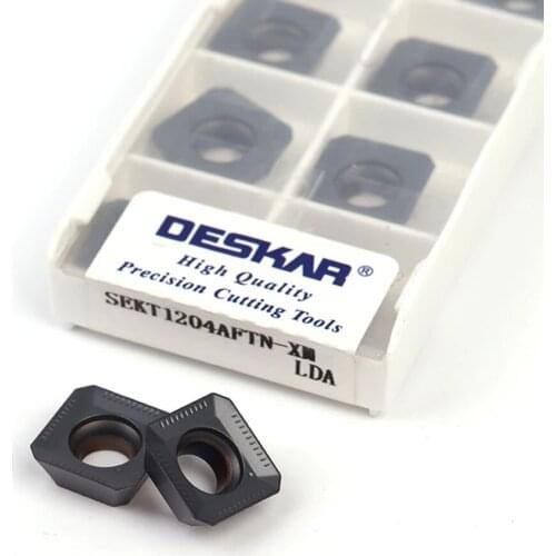 SEKT1204AFTN-XM LDA Cemented carbide milling inserts CNC lathe turning inserts suitable for processing steel and stainless steel