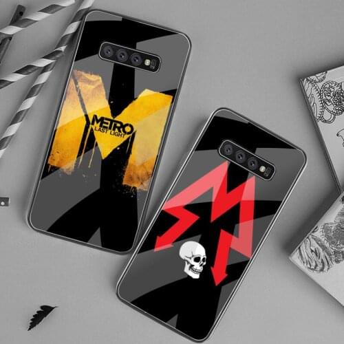 HUAGETOP Metro 2033 Soft black Phone Case Tempered Glass For Samsung S20 Plus S7 S8 S9 S10 Plus Note 8 9 10 Plus