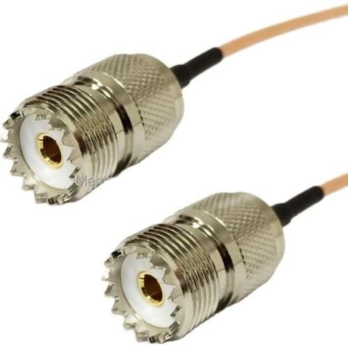 New Modem Coaxial Pigtail UHF Female Jack Connector Switch UHF Female Jack Connector RG316 Cable 15CM 6" Adapter