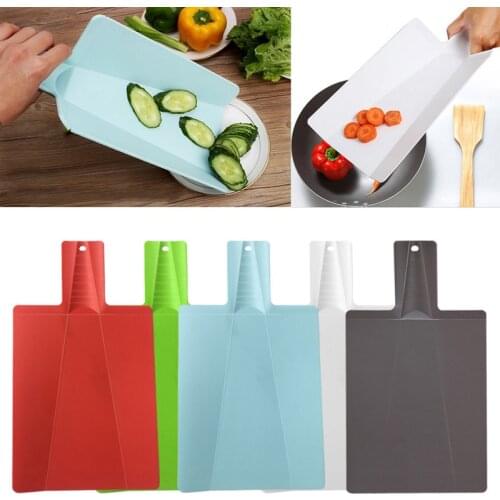 Kitchen Foldable Chopping Block Cutting Board Food Grade Plastic Vegetable Meat Chopping Block Folding Chopping Board