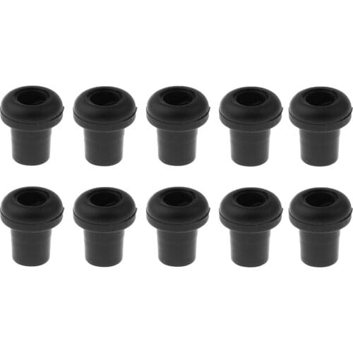 MagiDeal 10 Pieces Durable Plastic Tube Plug for Table Soccer Foosball Table, Fits for 12.7mm Diameter Rod